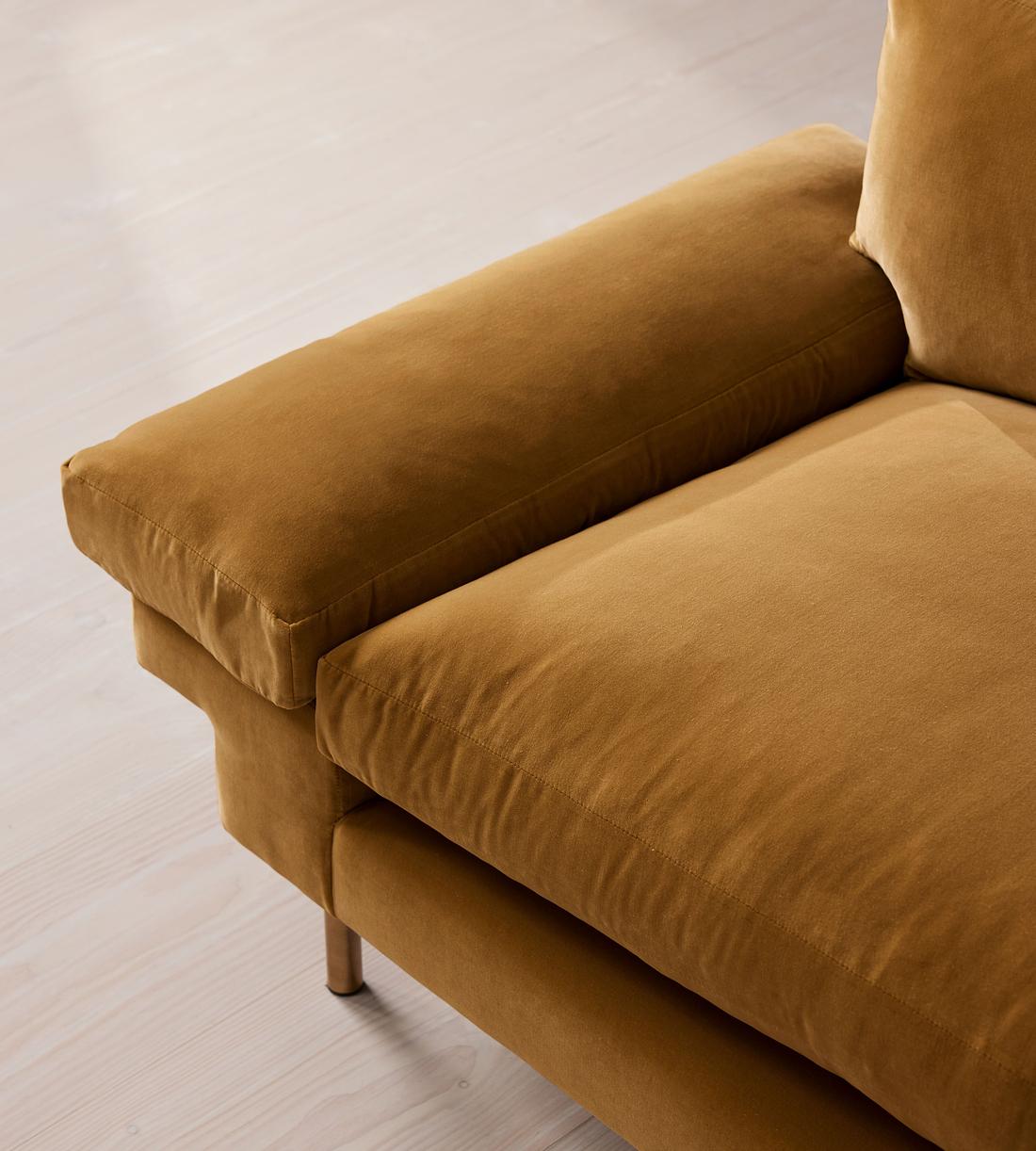 Bristol Sofa - Velvet - Mustard - Images - Image 5