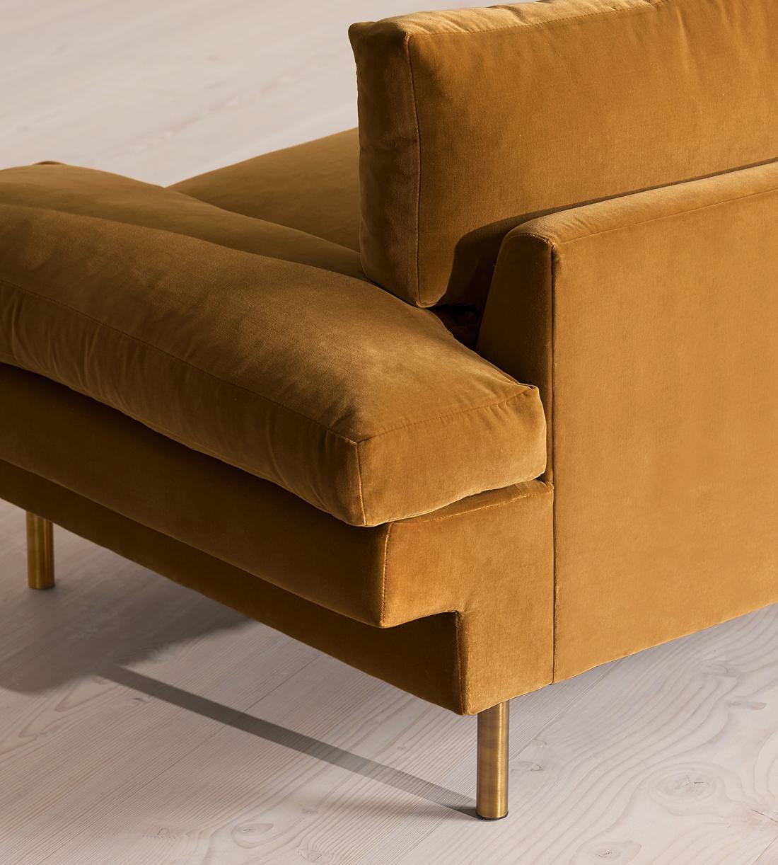 Bristol Sofa - Velvet - Mustard - Images - Image 7