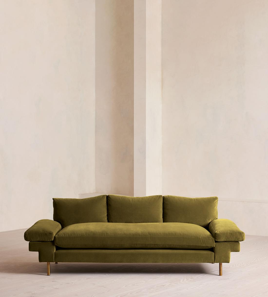 Bristol Sofa - Velvet - Olive - Listing - Image 2