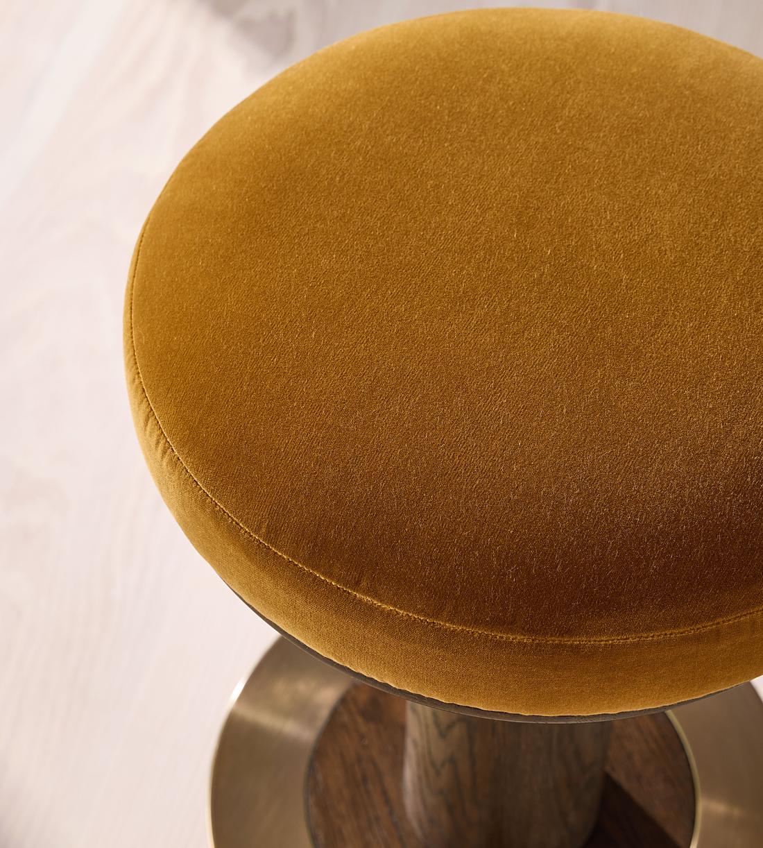 Lennie Barstool - Velvet - Mustard - UK - Images - Image 5