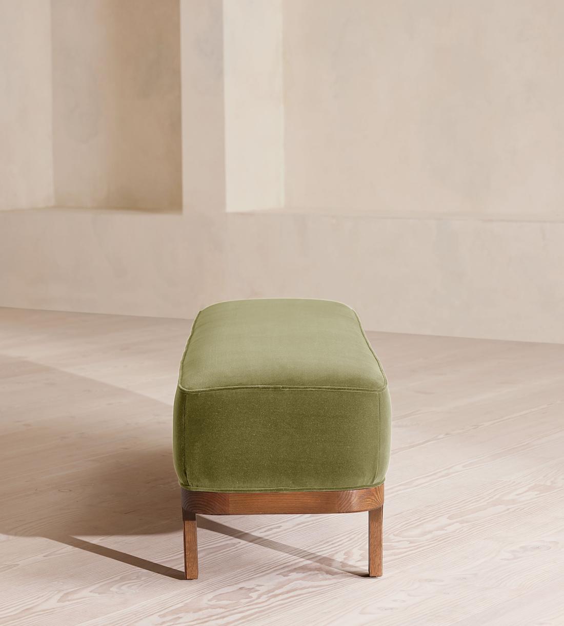 Belsa Bench - Velvet - Lichen - Images - Image 3