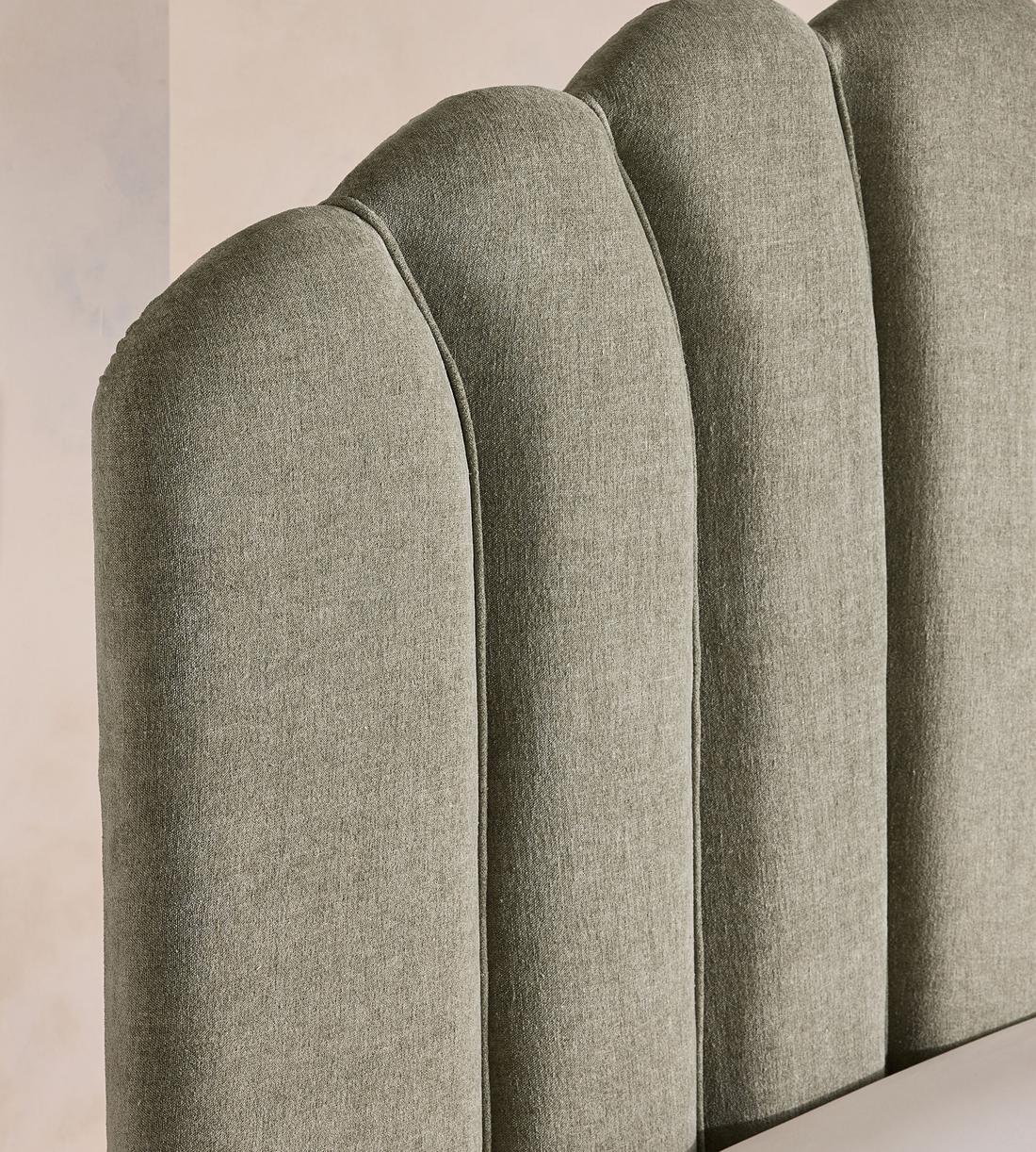 Manette Bed - Full - Linen Chenille - Sage - US - Images - Image 4