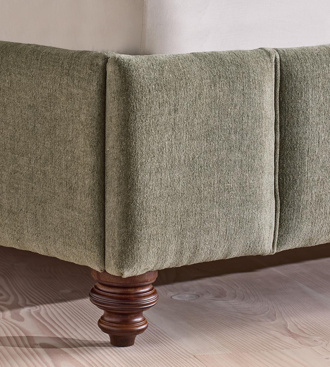 Manette Bed - King - Linen Chenille - Sage - US - Images - Image 5