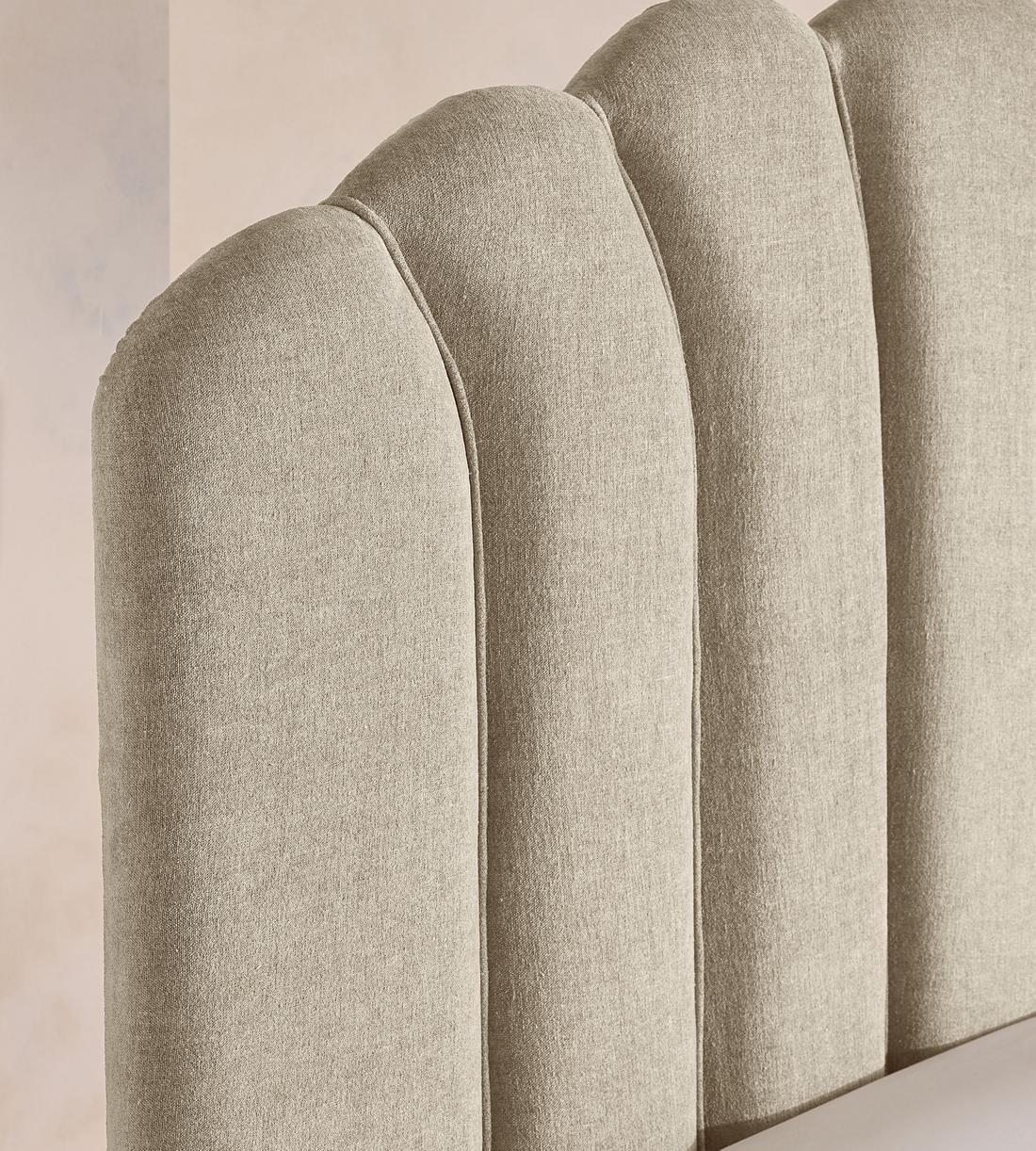 Manette Bed - Full - Linen Chenille - Stone - US - Images - Image 4