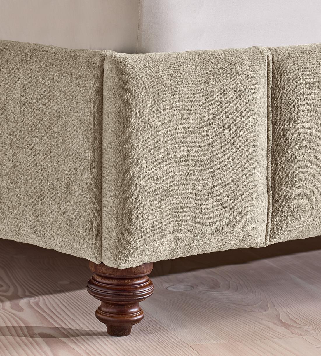 Manette Bed - Full - Linen Chenille - Stone - US - Images - Image 5