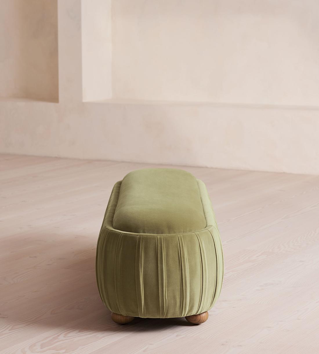 Vivienne Bench - Velvet - Lichen - Images - Image 3