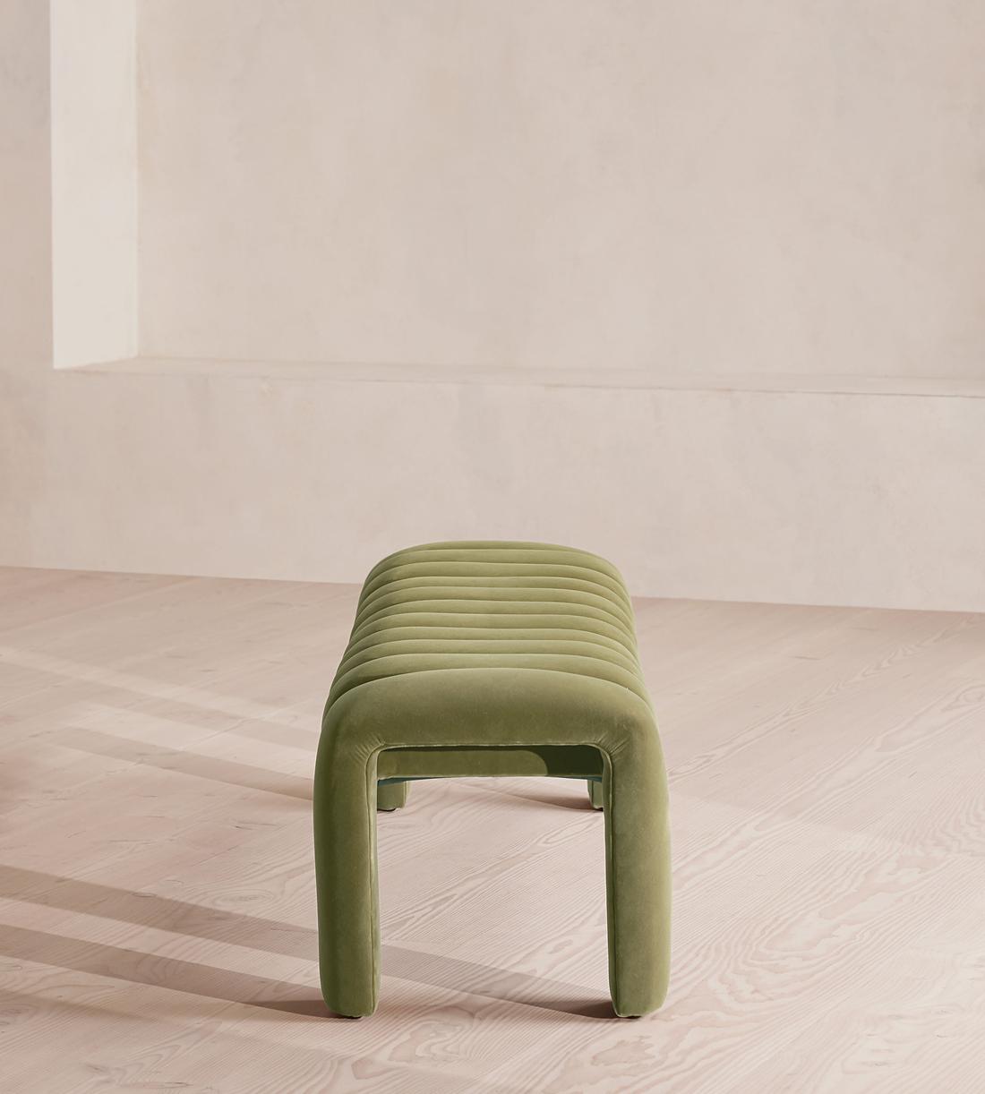 Willis Bench - Velvet - Lichen - Images - Image 3