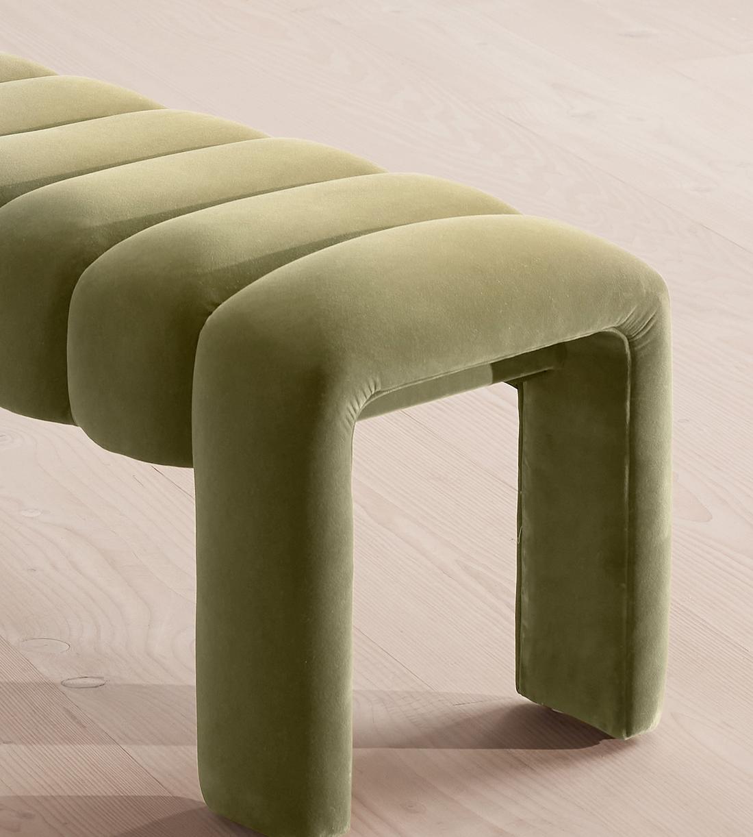 Willis Bench - Velvet - Lichen - Images - Image 5