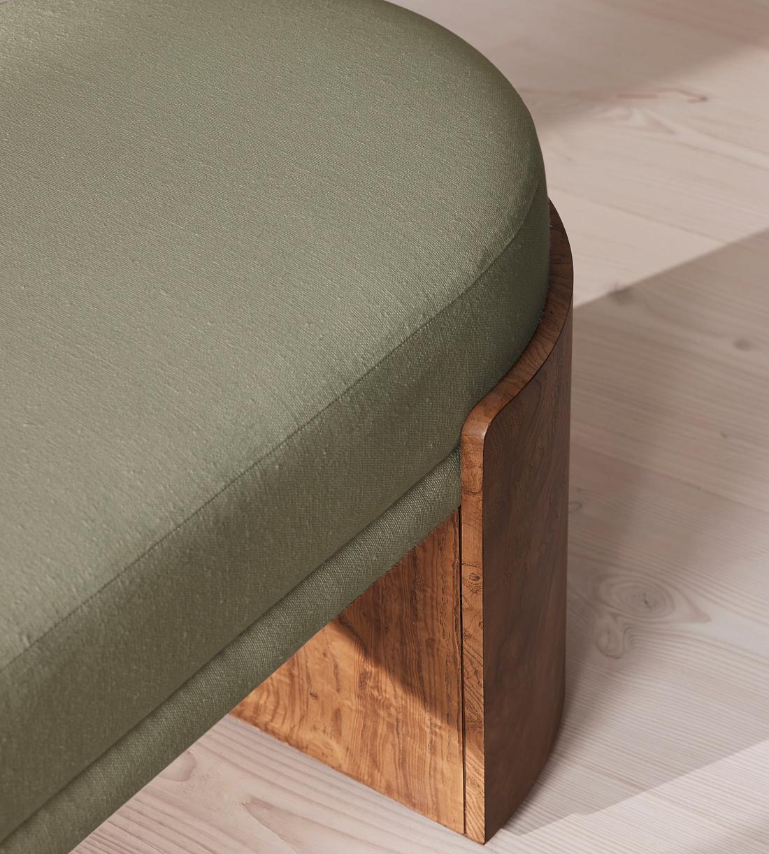 Lukas Bench - Linen - Sage - Images - Image 4