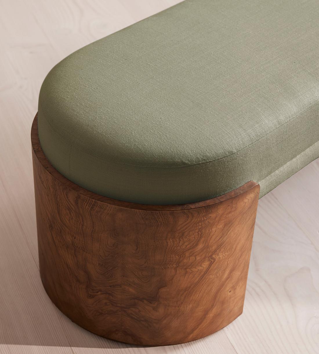 Lukas Bench - Linen - Sage - Images - Image 5