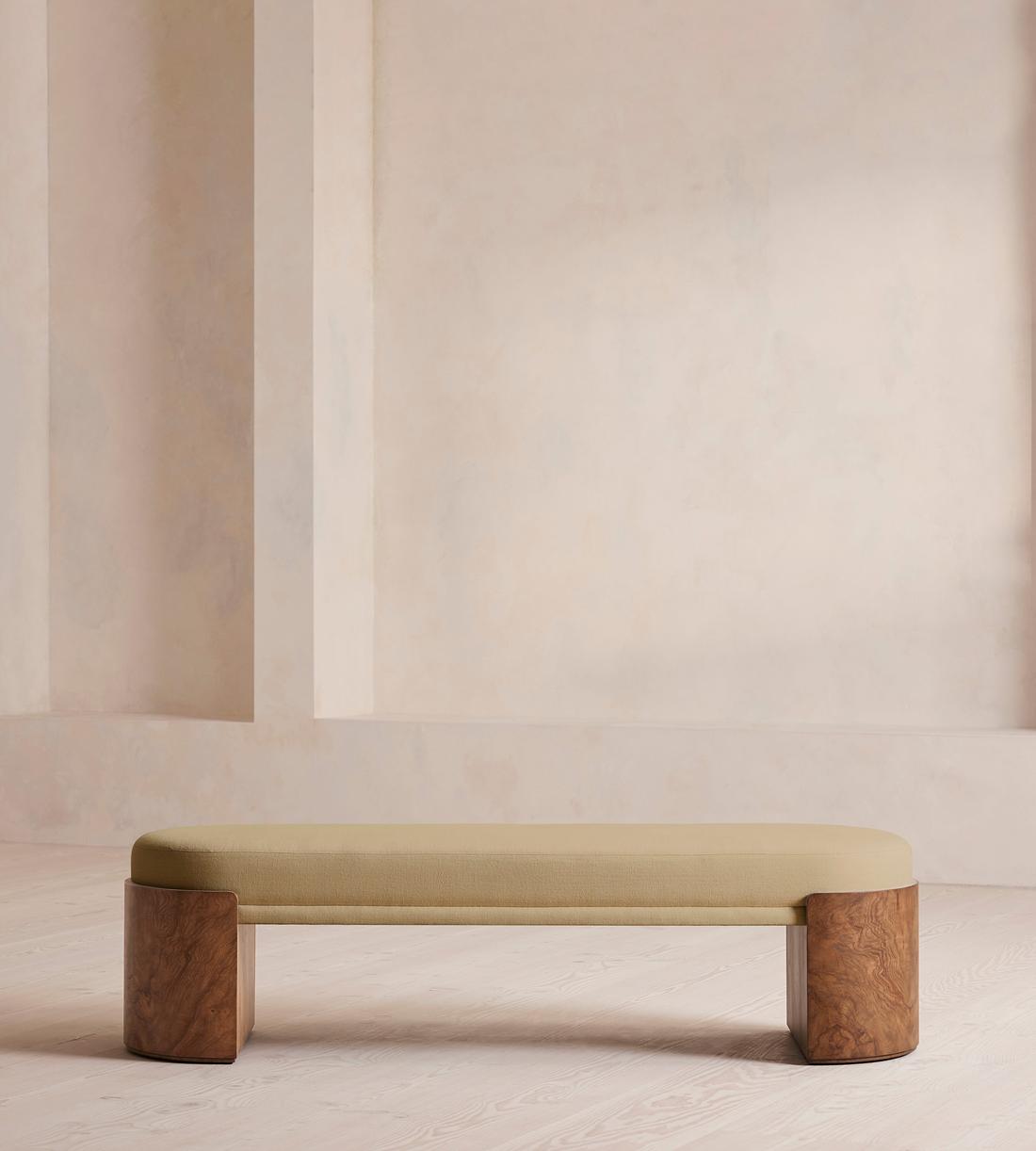Lukas Bench - Linen - Wheat - Listing - Image 2