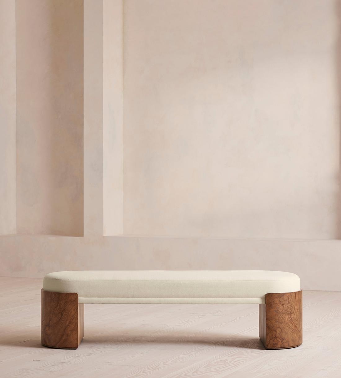 Lukas Bench - Linen - Bisque - UK - Listing - Image 2