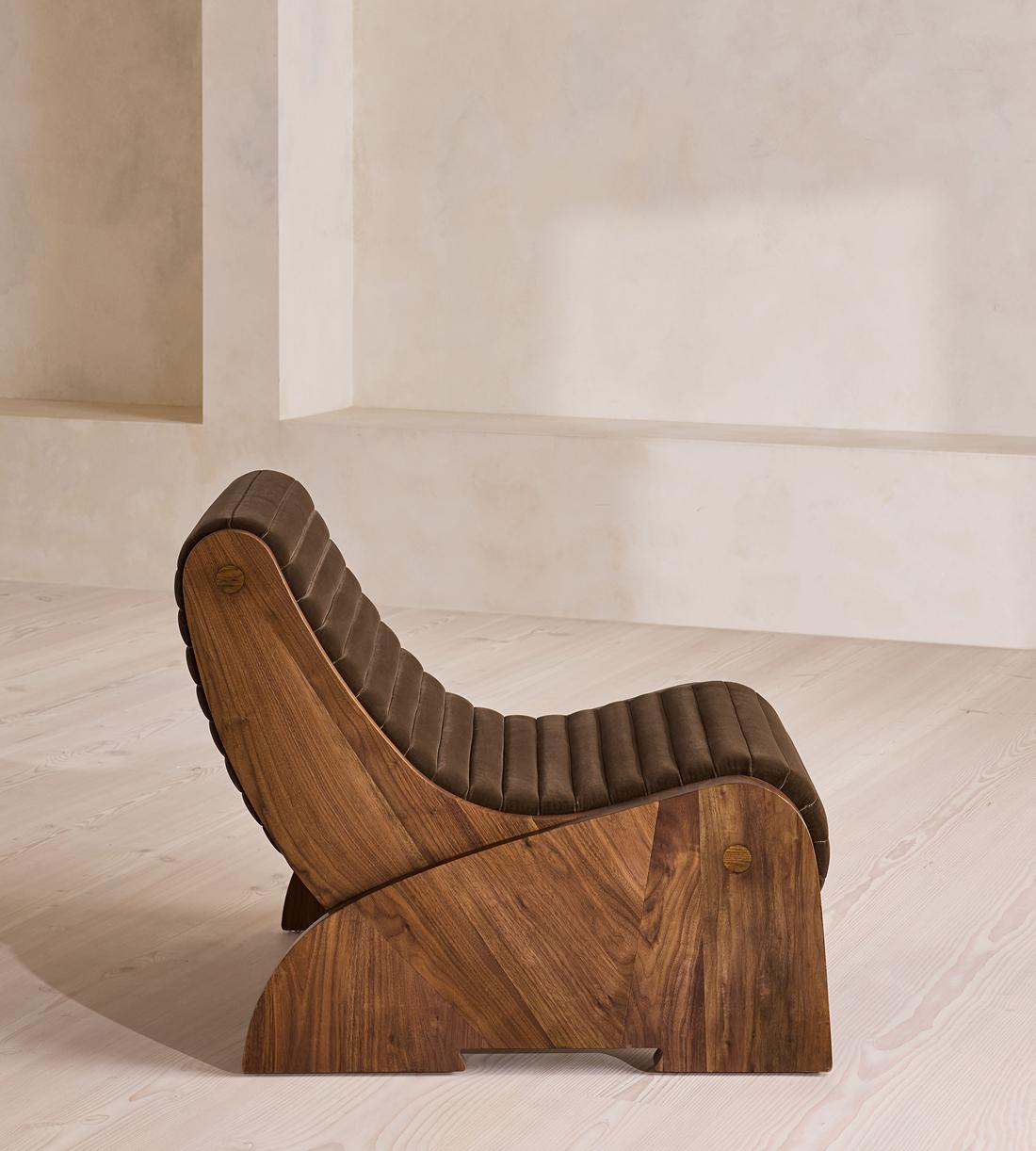 Sullivan Armchair - Velvet - Chocolate - US - Images - Image 6