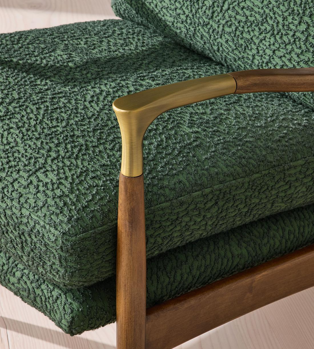 Theodore Armchair - Boucle Jacquard - Marine - UK - Images - Image 6