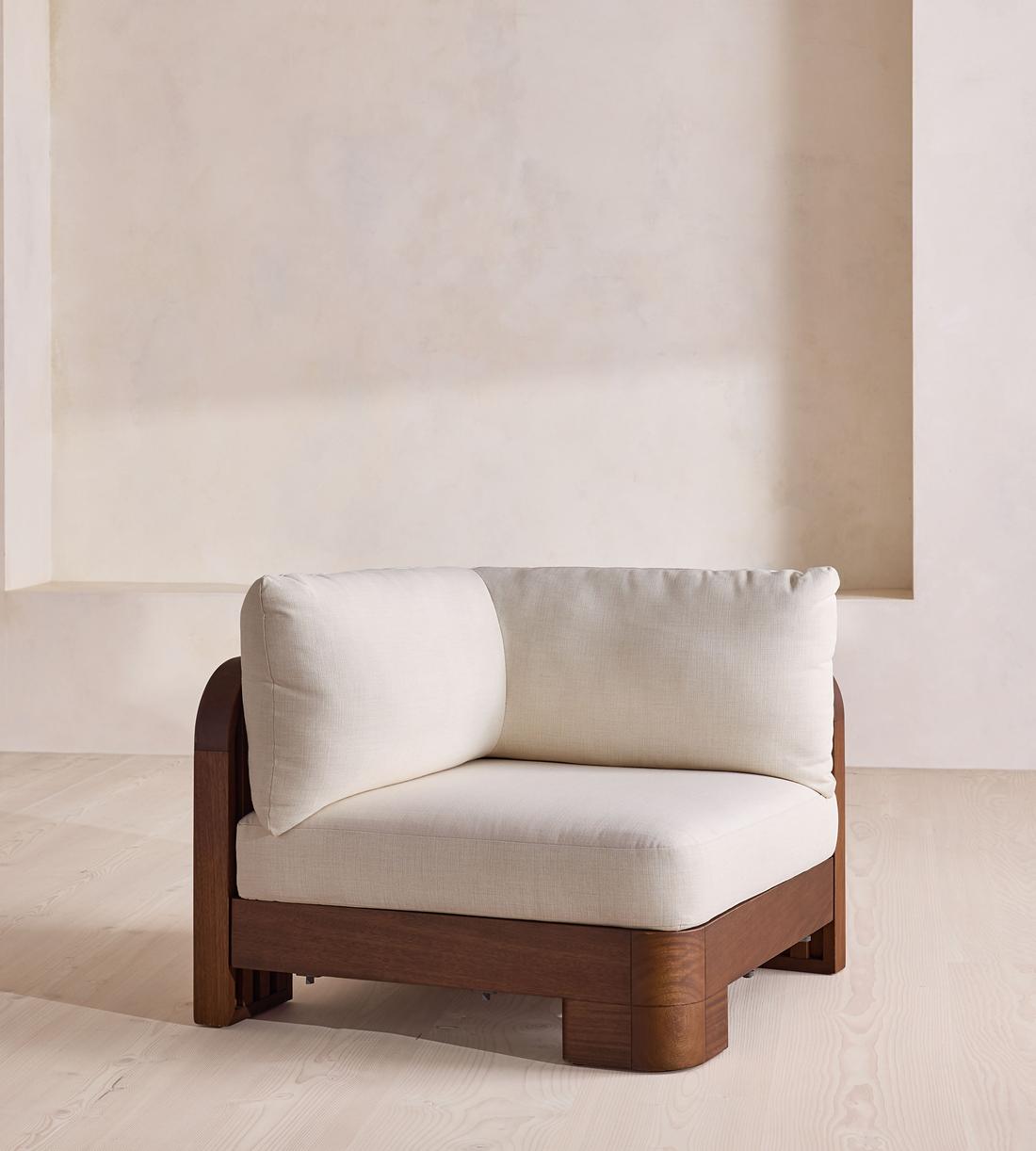 Odell Outdoor Sofa - Corner Module - Off White - US - Listing - Image 2