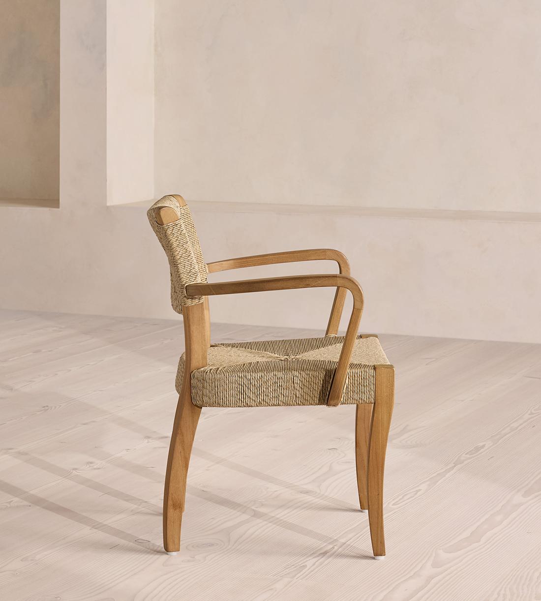 Molina Outdoor Dining Chair - Natural - Images - Image 5