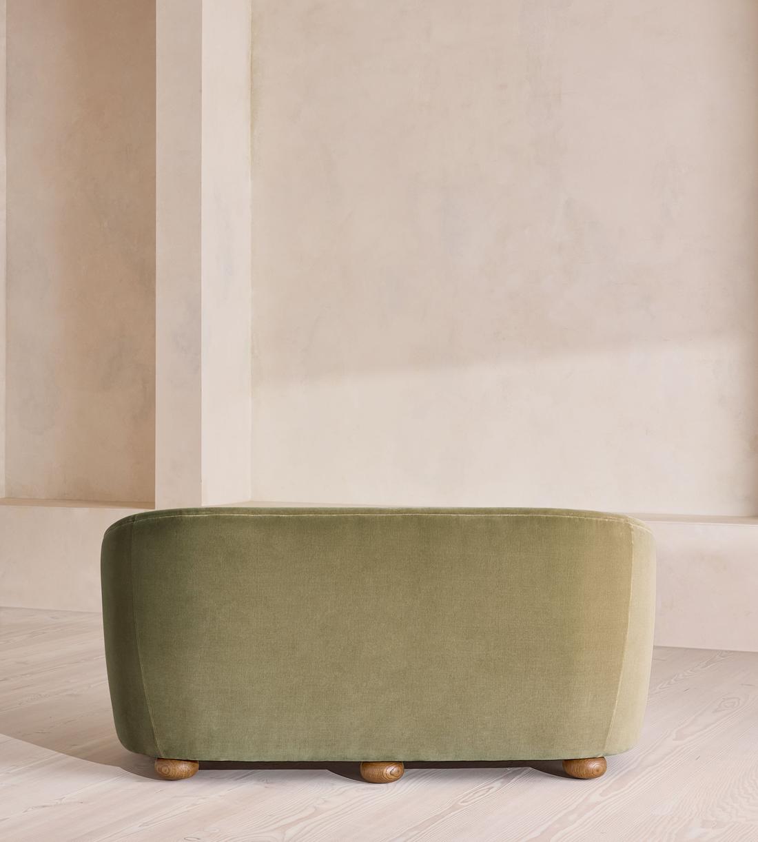 Blair Two Seater Sofa - Velvet - Lichen - UK - Images - Image 6