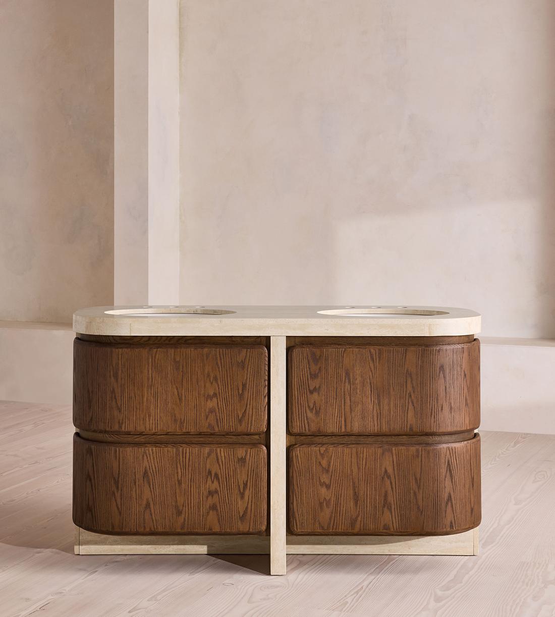 Tivoli Double Vanity - Travertine Marble - Listing - Image 5