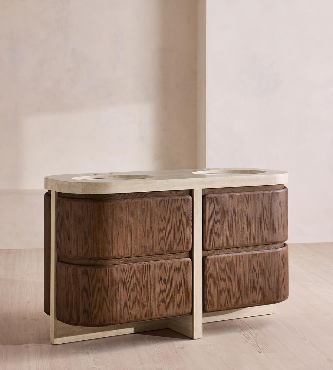 Tivoli Double Vanity - Travertine Marble - Listing - Image 6