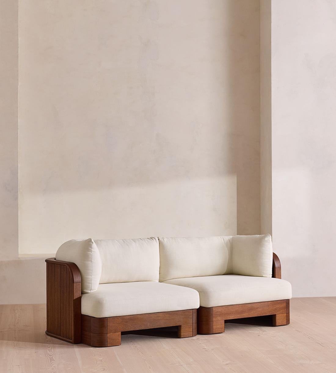 Odell Outdoor Three Seater Sofa - Off White - US - Listing - Image 6