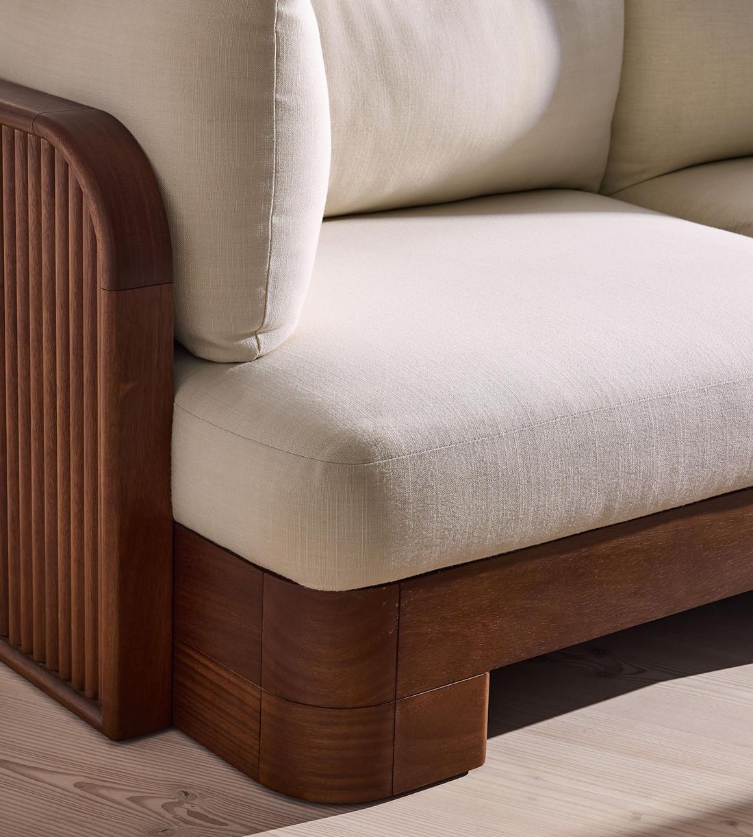 Odell Outdoor L-Shape Sofa - Off White - UK & EU - Images - Image 5