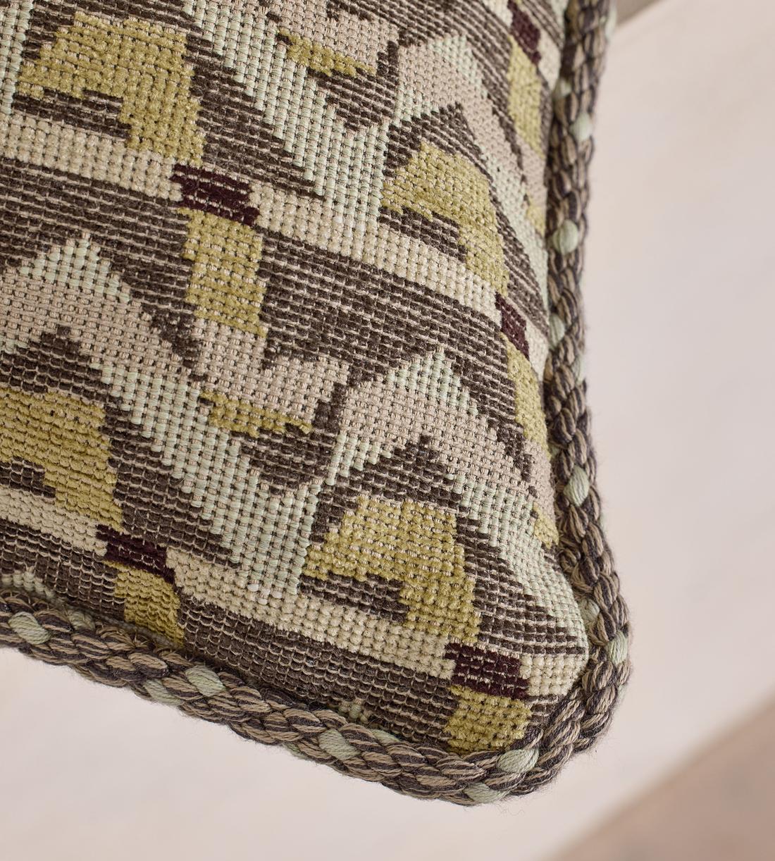 Fulton Square Cushion - Sage - Images - Image 4