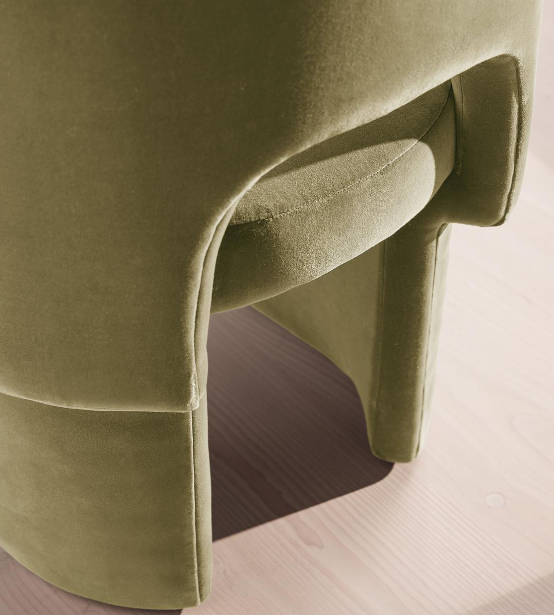 Morrell Dining Chair - Velvet - Lichen - Images - Image 7