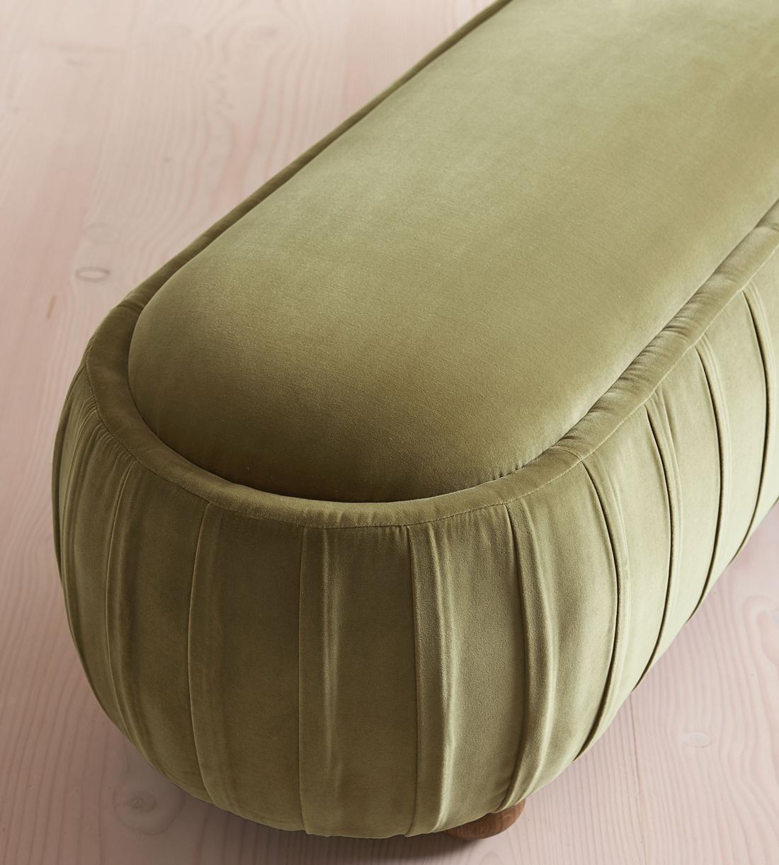 Vivienne Bench - Velvet - Lichen - Images - Image 4