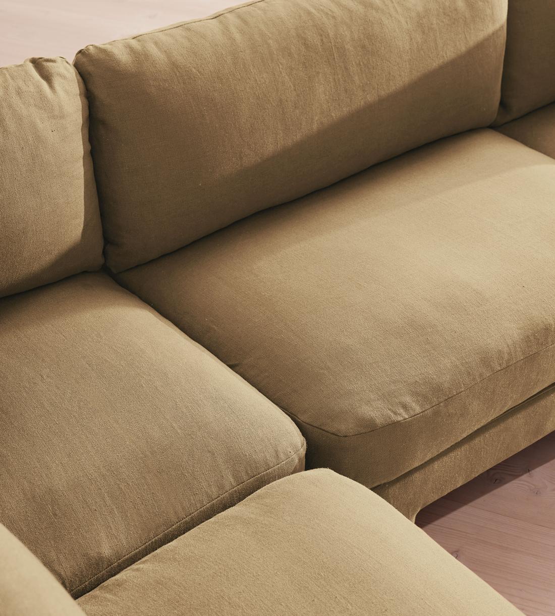 Odell Modular Sofa - Corner Sofa - Linen - Wheat - Images - Image 4