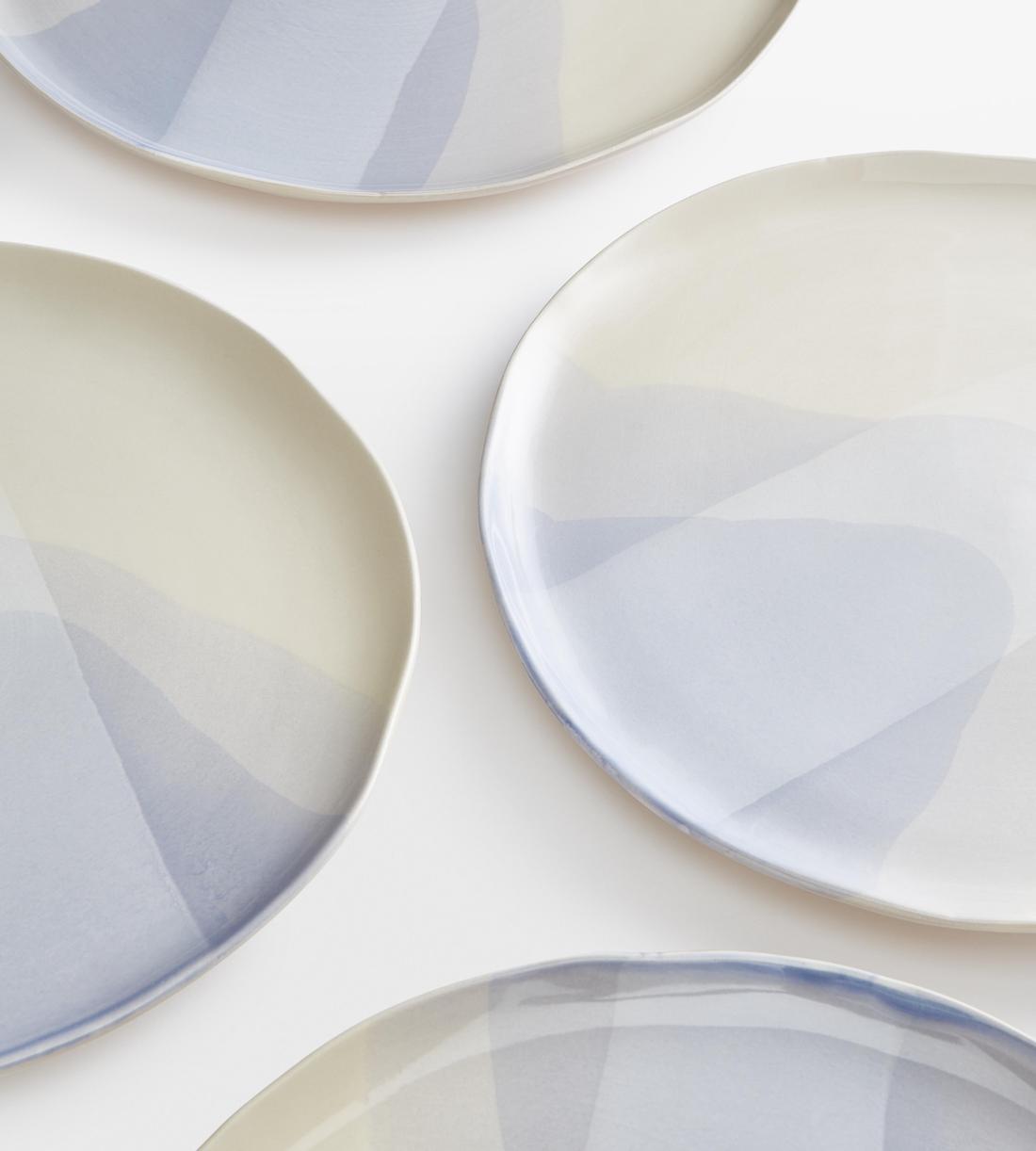Delano Dinner Plate - Blue - Set of Four - Images - Image 3
