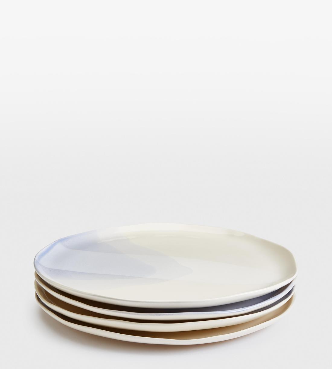 Delano Dinner Plate - Blue - Set of Four - Listing - Image 1