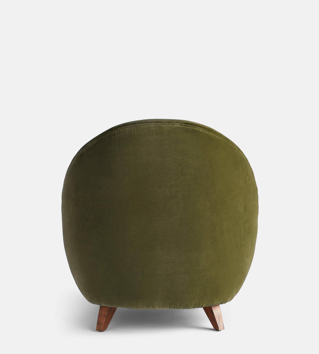 Henri Armchair - Velvet - Olive - US - Images - Image 3