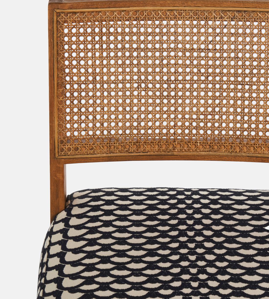 Hayward Dining Chair - Pierre Frey Les Ecailles - Black and White - Images - Image 3