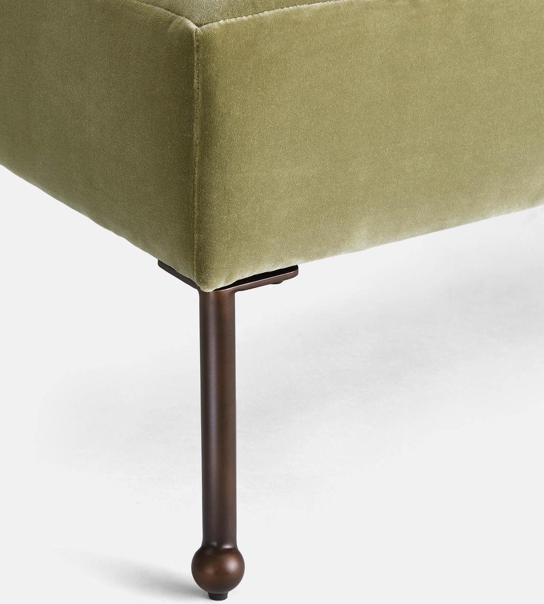 Poppy Bench - Velvet - Fern - Images - Image 7