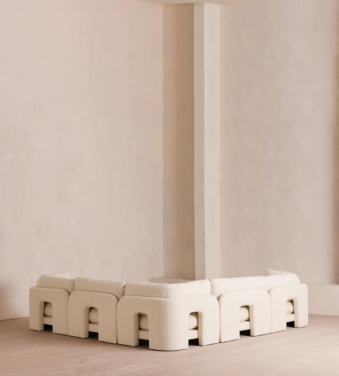 Odell Modular Sofa - Corner Sofa - Boucle - Natural - Images - Image 4