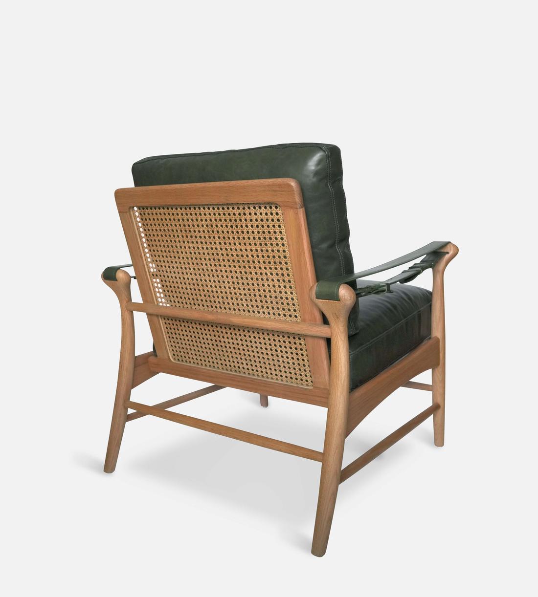 Campden Armchair - Avocado Leather - Images - Image 5