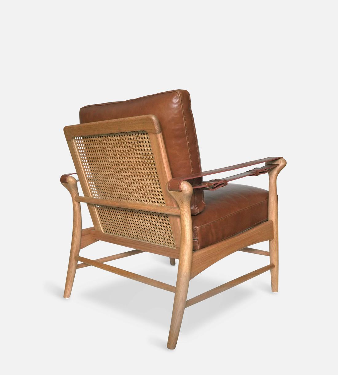 Campden Armchair - Tan Leather - Images - Image 5