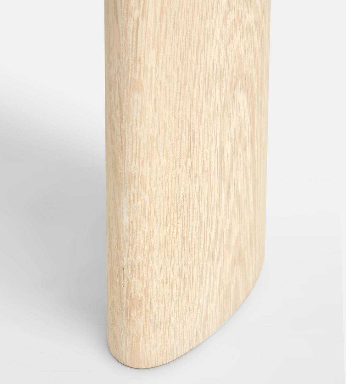 Celena Oval Dining Table - Bleached Oak & Brass - Images - Image 7
