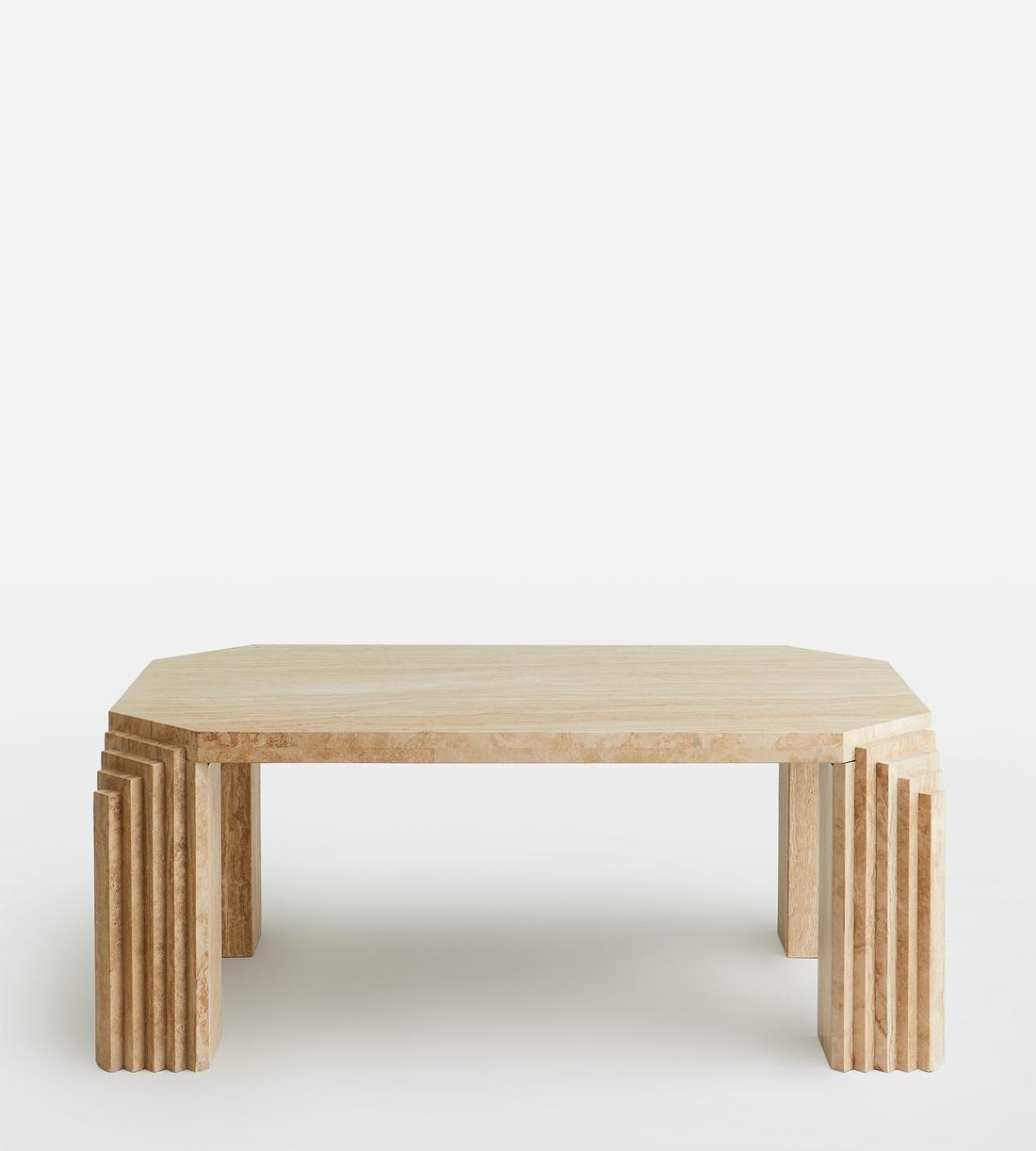 Dabney Coffee Table - Travertine - Listing - Image 2