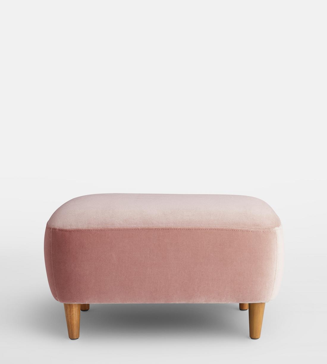 Lorene Footstool - Velvet - Rose - US - Listing - Image 1