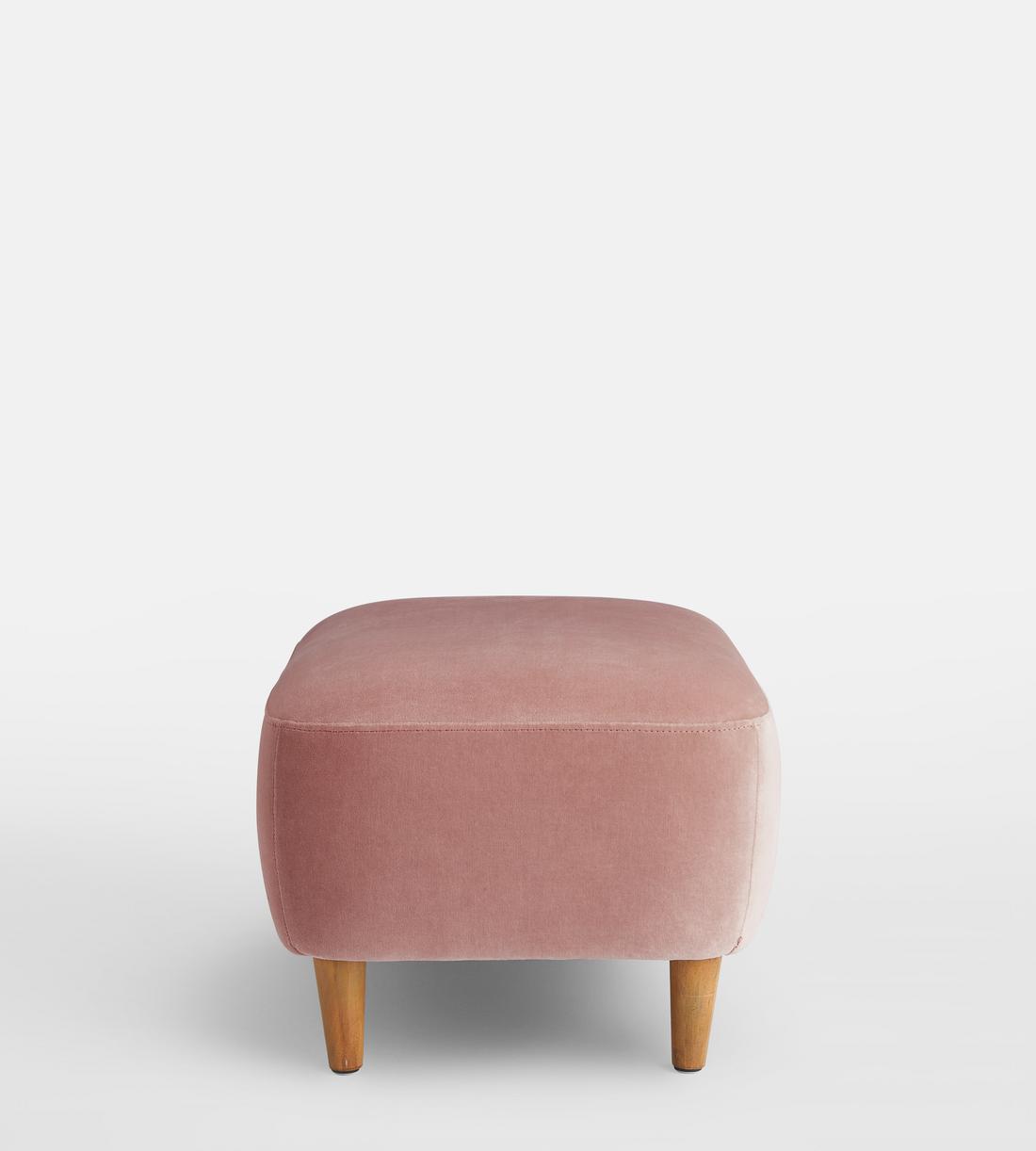 Lorene Footstool - Velvet - Rose - US - Images - Image 3
