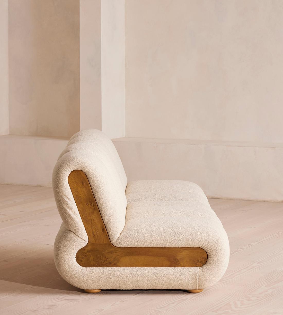 Noelle Modular Sofa - Four Seater - Boucle - Natural - Images - Image 3