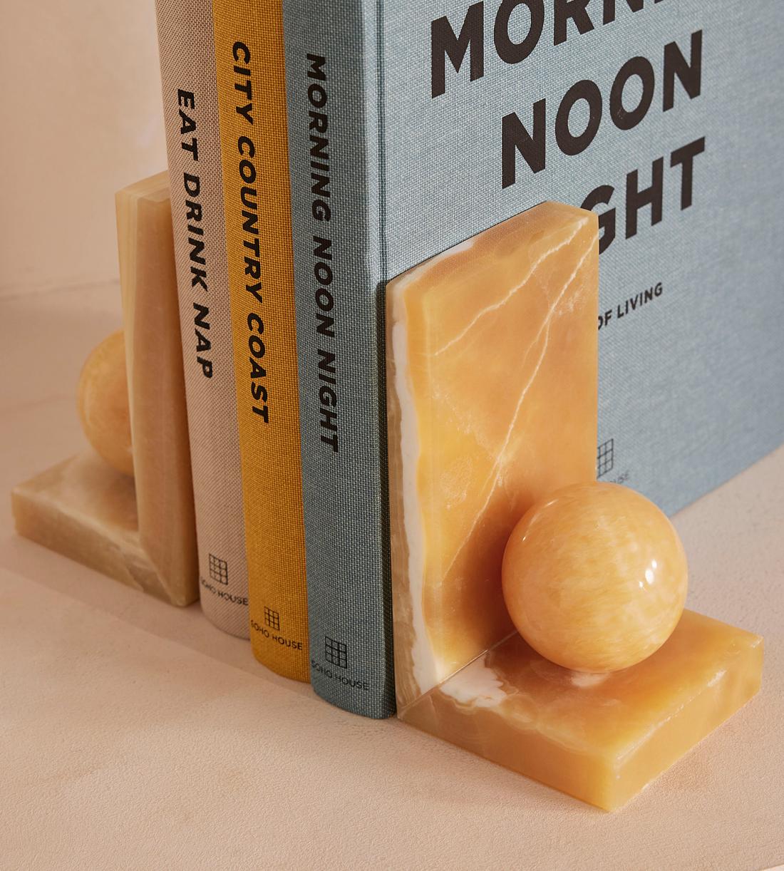 Prato Bookends - Mango Onyx - Images - Image 4