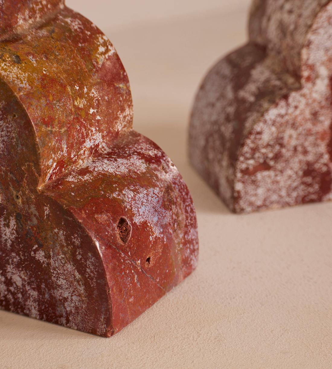 Joanie Bookends - Scalloped Jasper Stone  - Images - Image 5