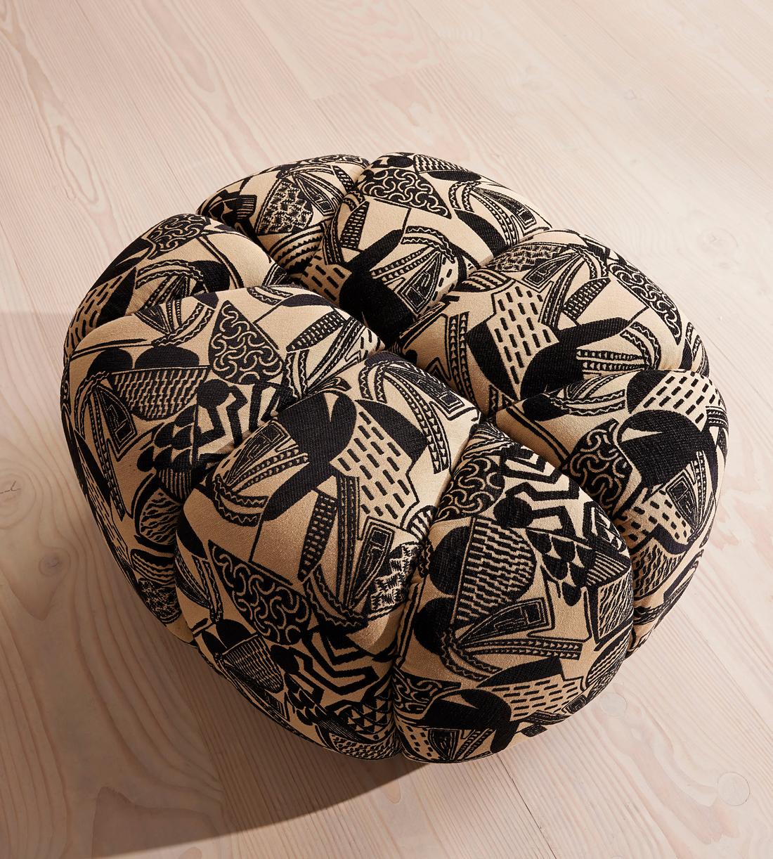 Garret Footstool - Daxton Jacquard - Images - Image 5