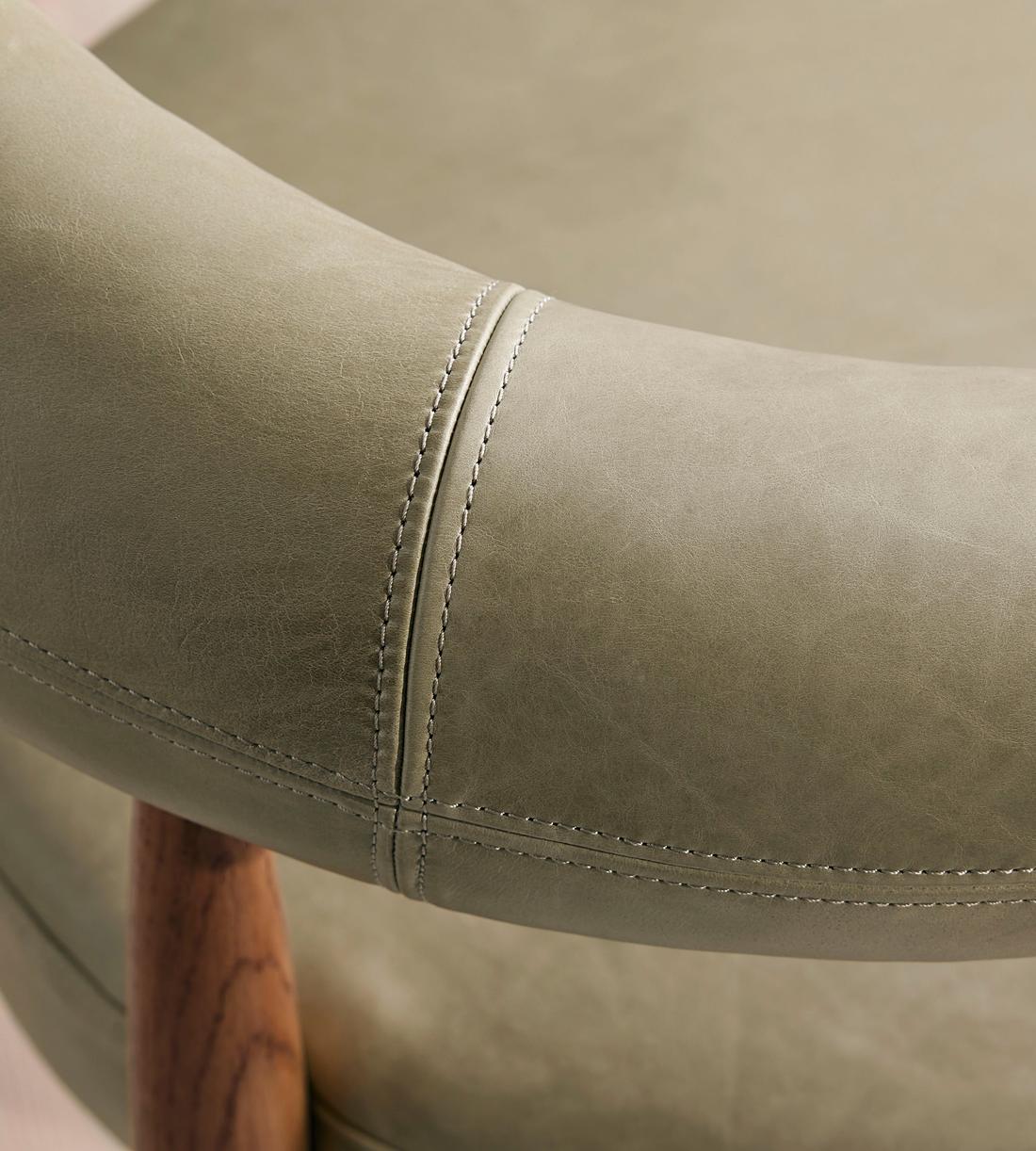 Fergus Dining Chair - Fern Leather - US - Images - Image 6