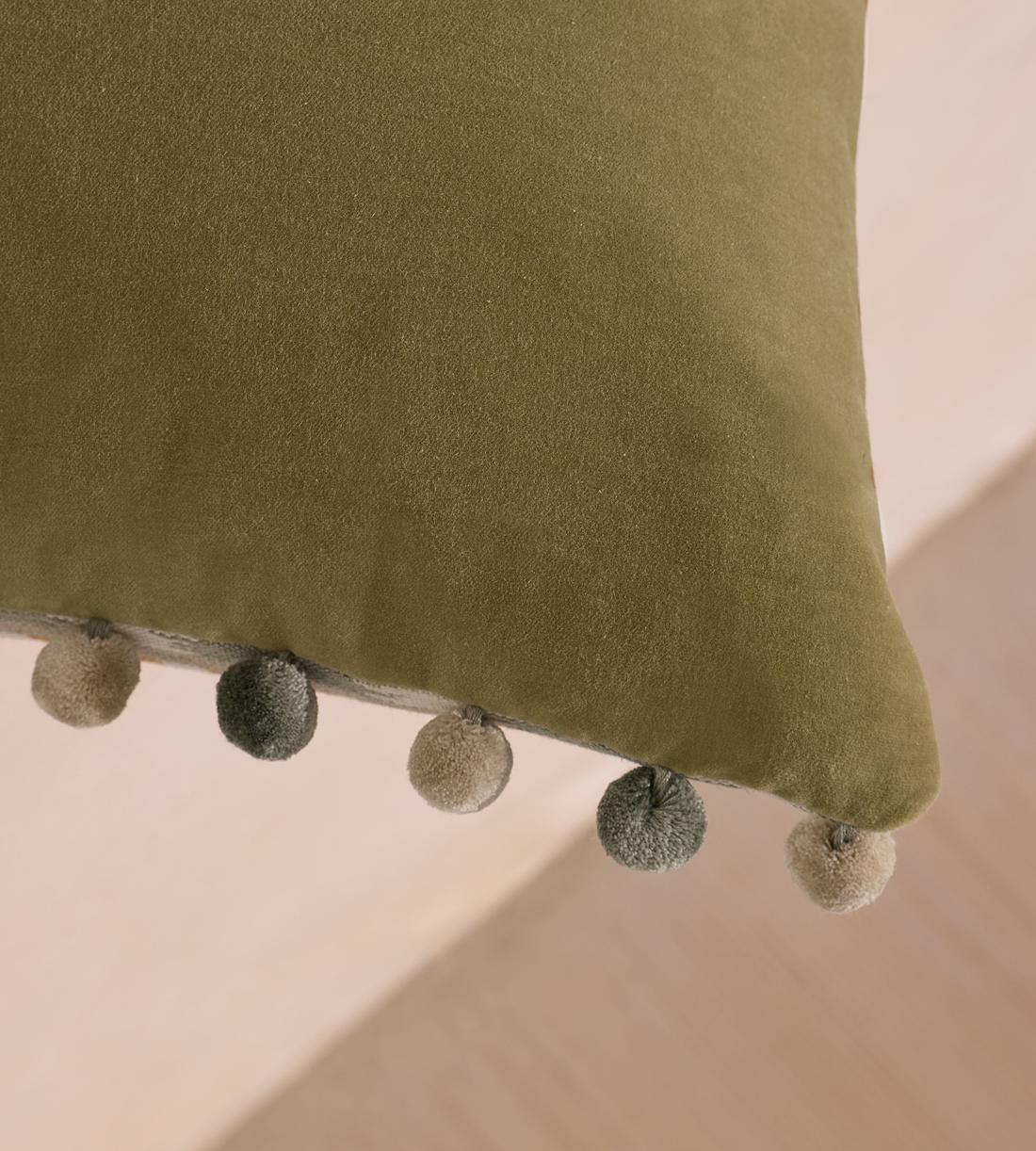 Lando Square Cushion - Sage - Images - Image 5