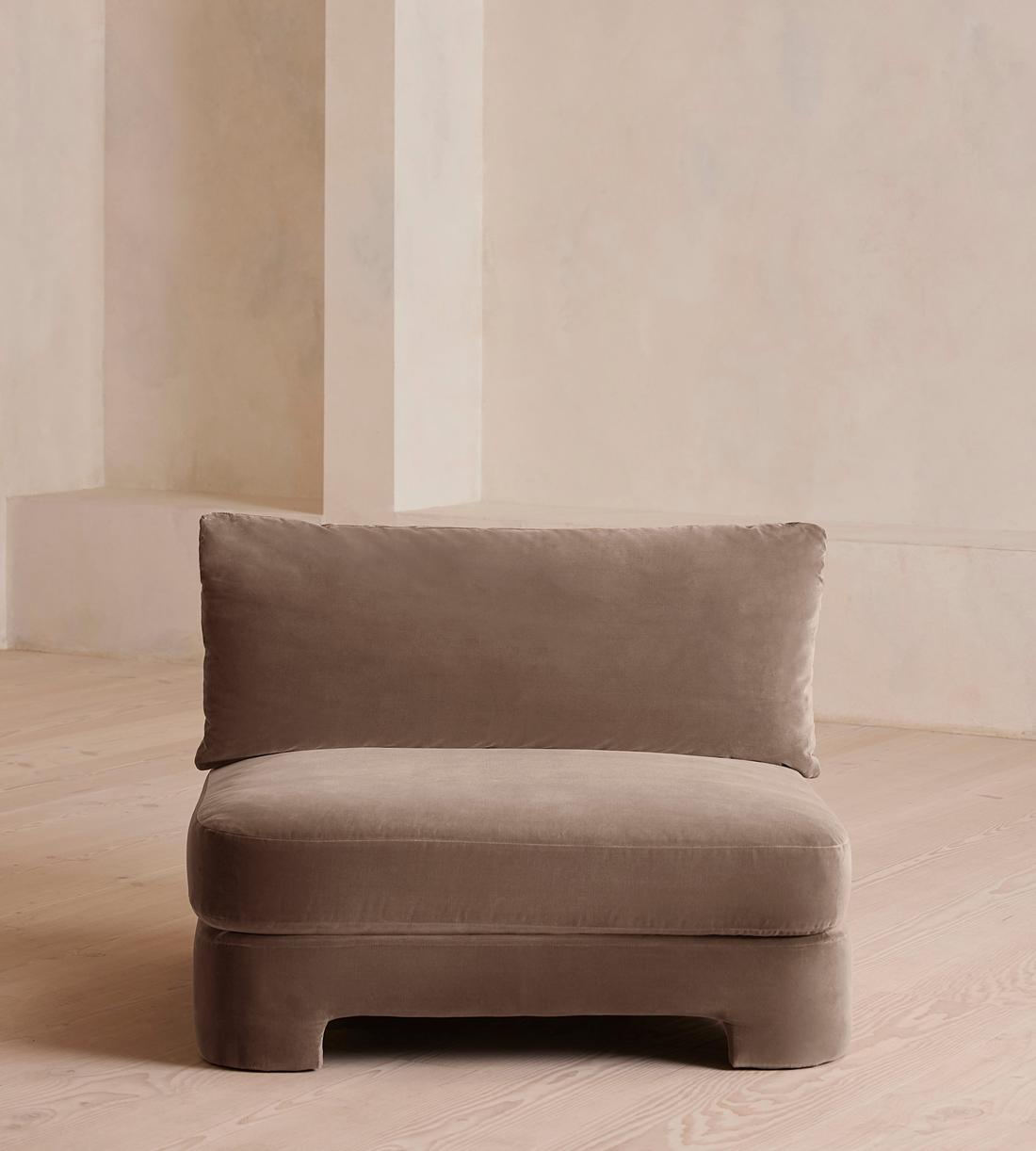 Odell Right Arm Module - Velvet - Taupe - Image 1
