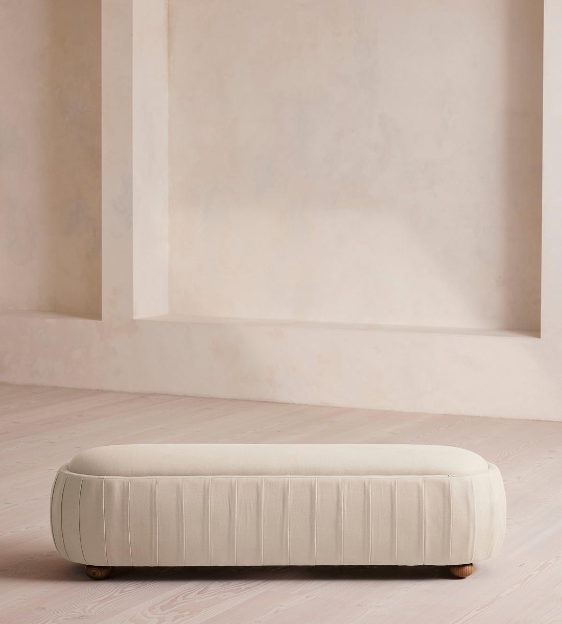 Vivienne Bench - Linen - Bisque - Listing - Image 2