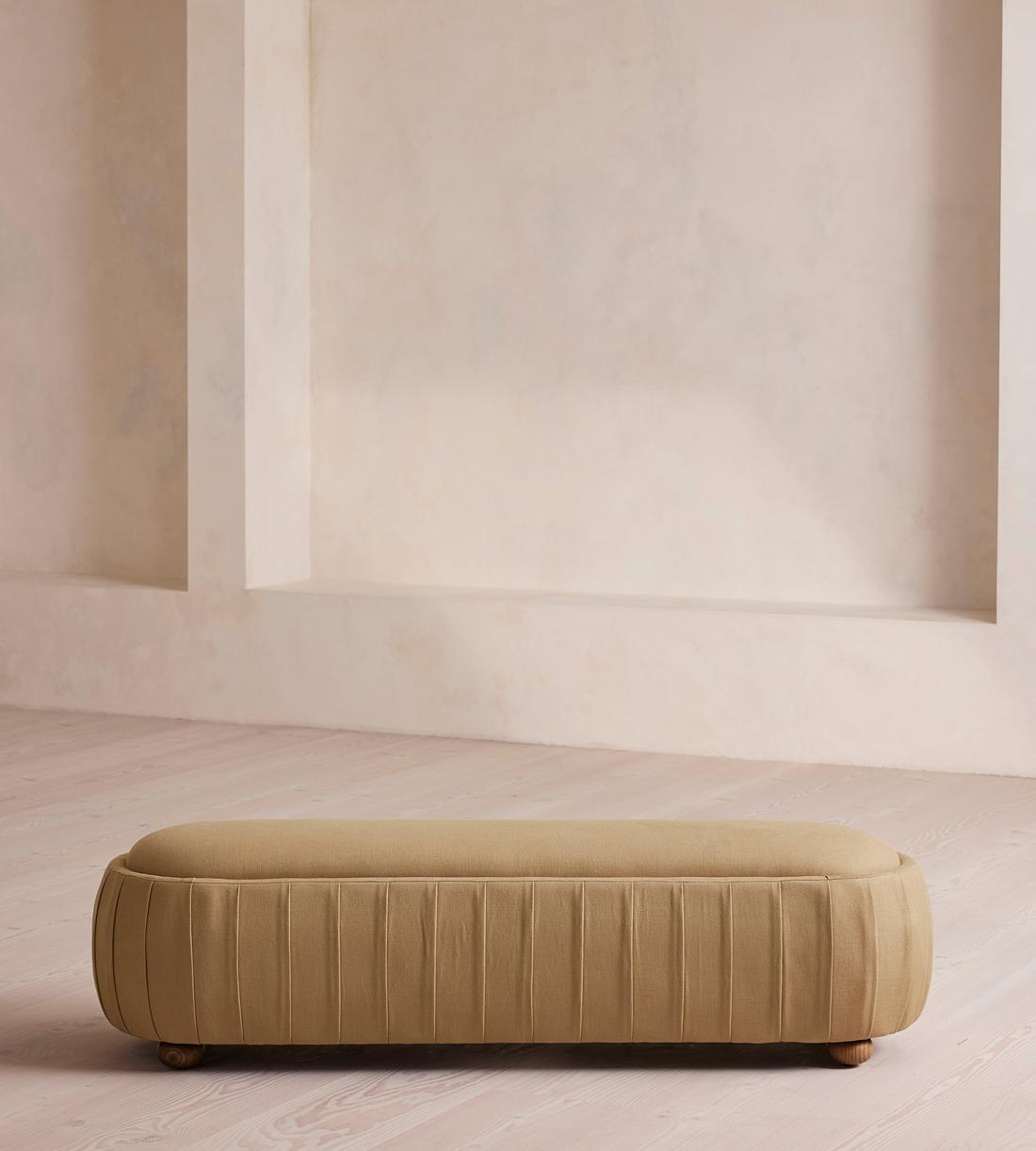 Vivienne Bench - Linen - Wheat - US - Listing - Image 2